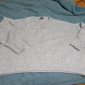 Vince Camuto Gray Crew Neck Sweater